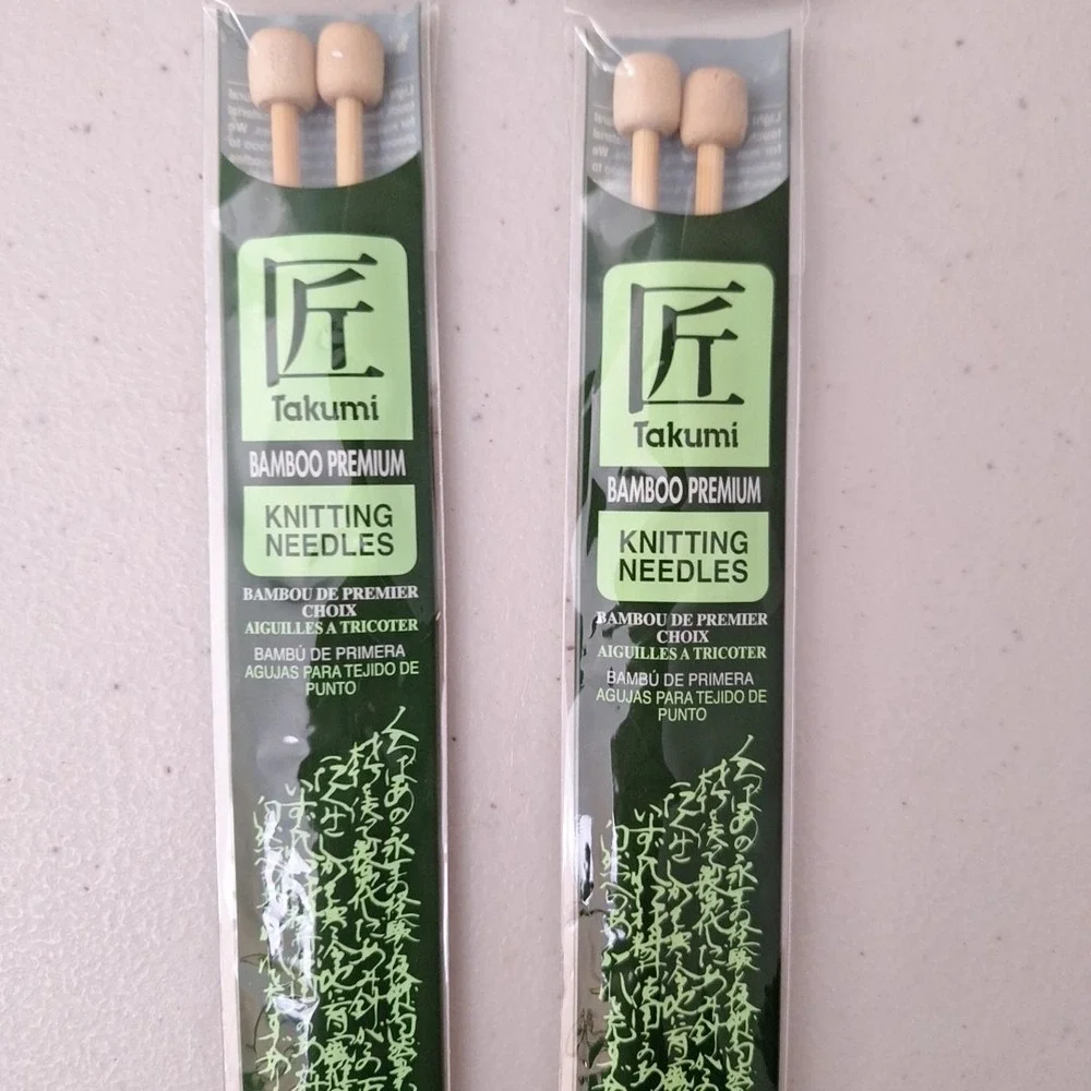 Clover‎ Takumi Bamboo Double Point Knitting Needles 9